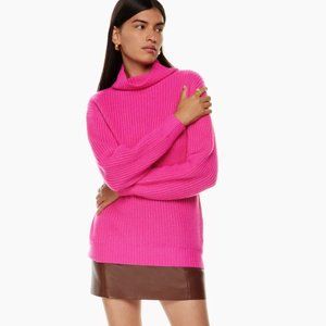 Wilfred Montpellier Turtleneck Sweater- Pink- Size: XS